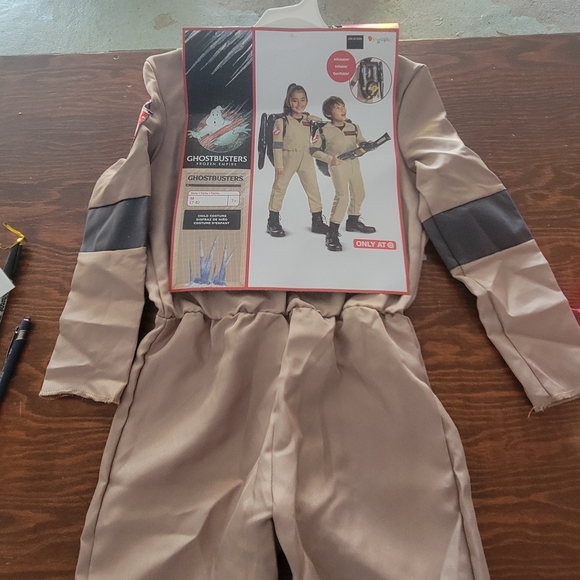 Disguise Ghostbusters Kids Costume - Tan and Black - Picture 1 of 4